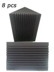 Acoustic Corner Sound Proof Bass Traps Foam in Charcoal Color