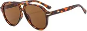 [YDFSZD] Oversized Double Bridges Sunglasses Women Gradient Shades UV400 Men Trending Sun Glasses