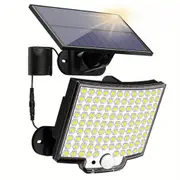 106 LED Solar Motion Sensor Light Outdoor Wall Security Garden Flood Lamp