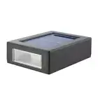 LED Solar Wall Light Waterproof Outdoor Garden Porch Sconce Lamp (White)