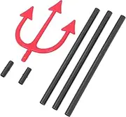 Garneck Halloween Devil Fork Devil Costume Accessory Neptune Costume Staff Demon Supplies Trident Costume Prop Cosplay Pitch Fork Trident Cosplay Costume Prop Trident Prop Plastic