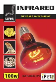URS Infrared Spot Lamp 100w (04.17d)