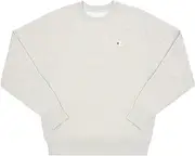 [Champion] Men's Reverse Weave C Logo Crew, Oxford Heather, Small