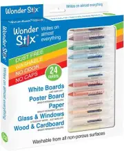 Kwik Stix Wonder Stix Crayons 24/Pkg-Assorted Colors