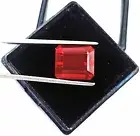 Burma Red Ruby Natural Gemstone Faceted Emerald Cut 21.20 Ct Best Price NOW! AUE