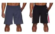 And1 Mens Active Athletic Drawstring Basketball Shorts Black Gray Sz Medium New