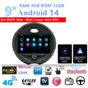 9'' 4+32GB Stereo Radio GPS Navi For BMW Mini Mini Cooper F55 F56 14-21 Carplay