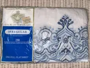 Cannon Royal Family Court Of Versailles White Full Flat Sheet Irregular