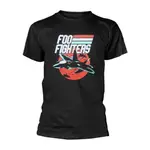 FOO FIGHTERS T 恤 FIGHTER JET ROCK 全新黑色