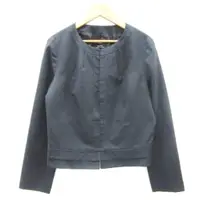 在飛比找蝦皮購物優惠-日本品牌 23區夾克外套二十三 無領 黑色 日本直送 二手