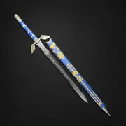 Fantasy Master Sword Replica Includes a Brown Frog Intended For Cosplay/Costumes