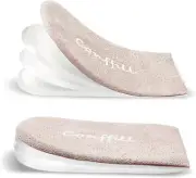 Adjustable Orthopedic Heel Lift Inserts Gel Height Increase Insoles