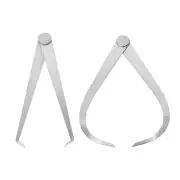 Inside Outside Calipers - [12 Inch] Friction Joint Stainless Steel Measurement