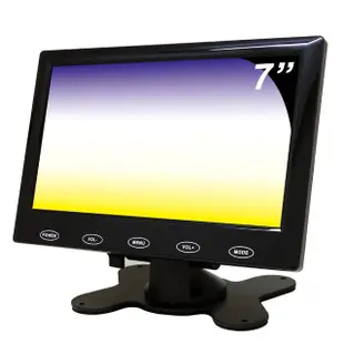 【CHICHIAU】7吋LED液晶螢幕顯示器-AV、VGA、HDMI