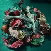 Macrame Thread For Tyche Special Lot Of 93 +Variety Of Colors Cross Stitch Floss