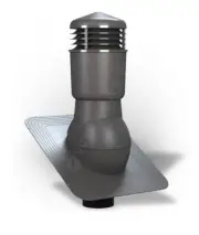 Attic Wind Shingle Roof Vent Insulated Exhaust Ventilator Gray NEW