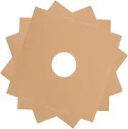 Cabilock 4Pcs Vinyl Record Storage Sleeves Static with Ventilation for Preservation Sturdy Right Angle Design for and Transport