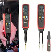 2025 New Parasitic Draw Fuse Tester Automotive, Car Power Fuse Monitor, Mini Multi Electrical Diagnostic Tool, Parasitic Draw Tester, Replaceable Tips and Built-in Flashlight