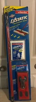 Vintage 1999 Vileda Roll-O-Matic EXstatic Electrostatic Duster Mop+Cloths Prop