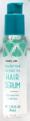 HAIR SERUM Shea Butter Coconut Oil Tame Frizz/Shine care moisturize Trader Joe's