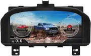 13.1 Inch Digital Gauge Cluster Compatible for Dodge Ram 1500 2500 3500 2008-2012 LCD Instrument Virtual Dashboard Speedometer Screen Panel