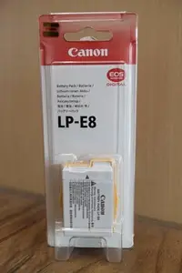 在飛比找Yahoo!奇摩拍賣優惠-【日產旗艦】CANON LP-E8 LPE8 原廠電池 電池