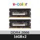 v-color 全何 32GB (16GBx2) DDR4 2666MHz Apple 專用筆記型記憶體