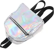 [BESTYASH] 2pcs Pearl Pattern Bag Rainbow Purse Purse Cross Body Purses Ladies Purse Backpack Purse for Women Small Backpack Travel Purse Wallets for White