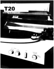 Harman Kardon T-20 Turntable Owners Manual