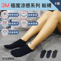 在飛比找松果購物優惠-【台灣製 3M 極度涼感】吸濕排汗襪-船襪/踝襪 涼感襪 透