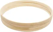 DIY Dream Catcher Ring Bamboo Circle Frame Decorative Fan Frame Craft Tools Handmade Accessories Round Fan for Project