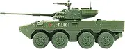 1:72 Armored Truck Transport DIY Assemble Craft Puzzle Cargo Truck for Education Toy Tabletop Decor Children Keepsake Display, 14cm