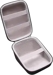 LTGEM Case Compatible with OMRON Bronze BP5100 / 5 Series BP7250 Blood Pressure Monitor(Inside: 6.2"x5"x4.2"), Case Only (Black+Grey)