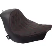 Solo Seat - Double Diamond - Red Stitching - '18-'22 FL/FX 0802-1515