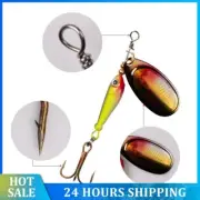 Spinner Bait 7cm 9g Rotating Spinners Spoon Lures Metal Artificial Bait With Tre