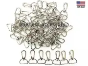 Metal Lanyard Hook Swivel Snap For Webbing Clips Lot of 25 50 300 DH