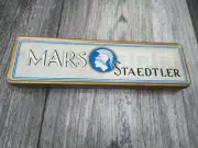 12- J.S. Staedtler Mars-Lumograph 2886, H (9) 2H (1) B (2) Pencils in Metal Box