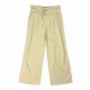Boyish by HER NWT 26 The Clancy Crowd Khaki Belted Wide Leg Paperbag Chino Pant