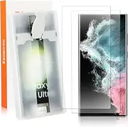 [Richarm] 2Pack Screen Protector Upgraded for Samsung Galaxy S23 Ultra/S22 Ultra, Auto-Alignment Kit, Bubble-Free & Self-Healing, Scratch Resistant (2 Pcs)