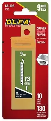 OLFA Snap-Off Utility Knife Replacement Blades 10/Pkg-For 5018 (Pack of 3)