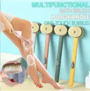 Long Handle Liquid Bath Brush Multifunctional Detachable Back Body Bath Scrubber