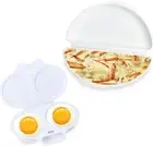 Easy Egg Breakfast Set Microwave Omelet Pan and Egg Poacher - BPA Free