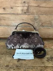 Brahmin Emmett Nocturnal Balmoral Leather Satchel ----NWT