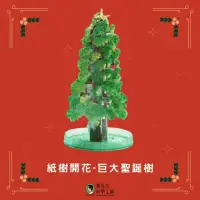 在飛比找momo購物網優惠-【Mr.sci 賽先生科學】紙樹開花啦！巨大聖誕樹(長青綠)