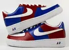 Air Force 1 Custom Shoes USA Red White Blue Glitter 4th of July Mens Womens