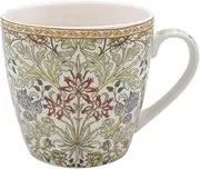 Lesser & Pavey British Designed Coffee Mug | Ceramic Coffee Mugs for Home or Work | Large Mugs for Hot Drinks | Hyacinth Breakfast Tea and Coffee Cups - William Morris