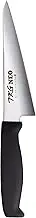 Endoshoji TKG ATK9906 Kitchen Knife, Bone Skin, Size: 6.9 inches (15 cm), Color Black, Total Length: 11.6 inches (295 mm), Weight: 4.9 oz (125 g), Back Thickness: 0.1 inches (2.5 mm), Molybdenum