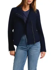 [Marcs] Lani Felted Wool Jacket in Navy