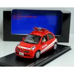 【M.A.S.H】[現貨特價] CAR-NEL 1/43 NISSAN MARCH 2008 橫濱消防