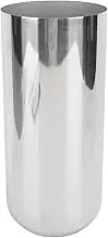 Metal Vase for Weddings, Strong 304 Stainless Steel Vase for Flower Table Centerpieces, Tall Round Vase for Wedding Anniversary Events Home Table Decor